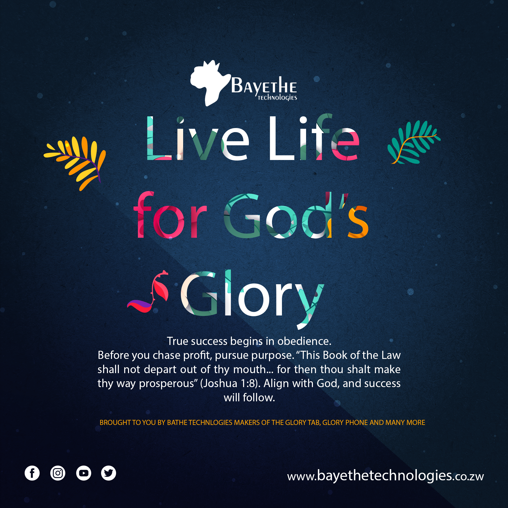 Live Life for God's Glory