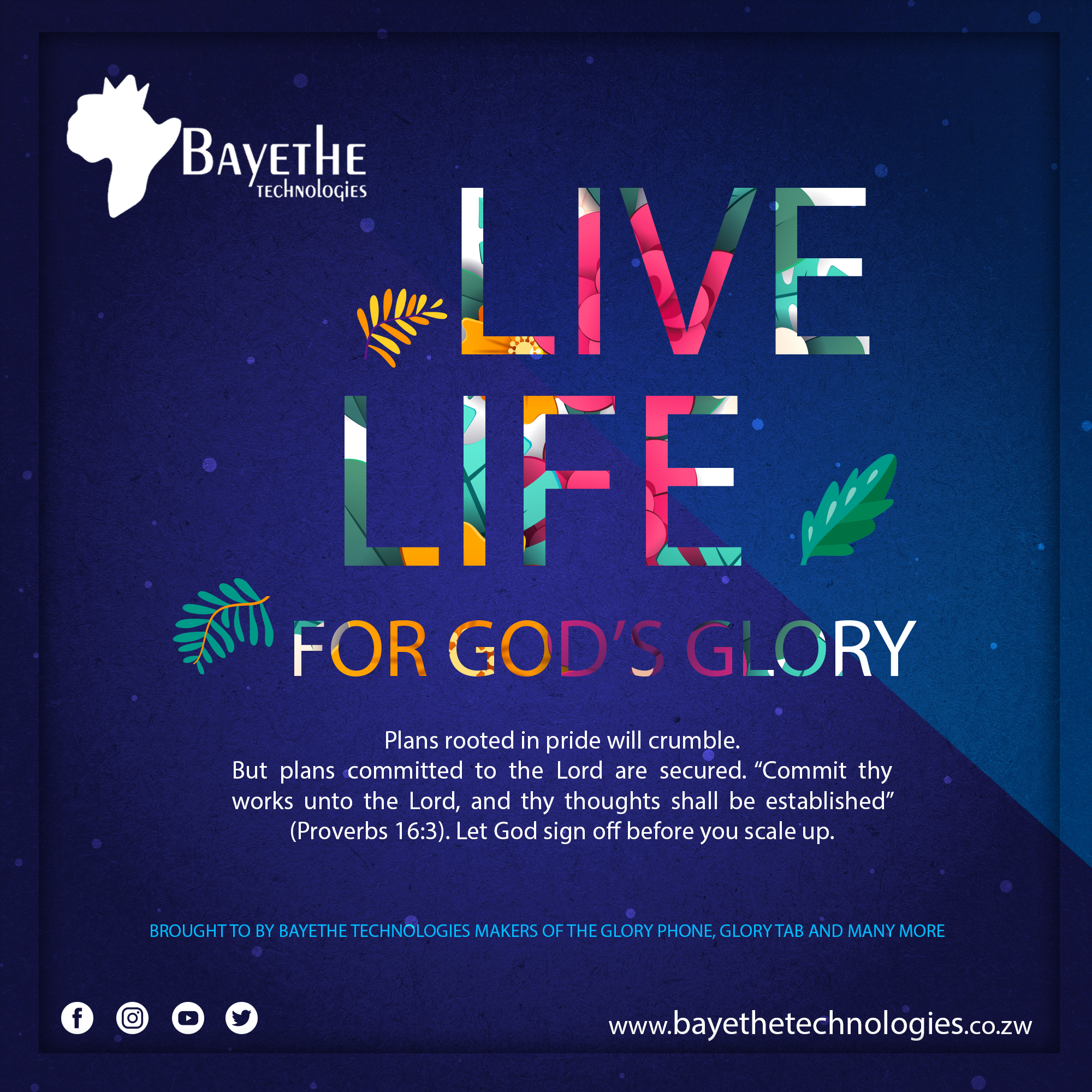 Live Life for God's Glory